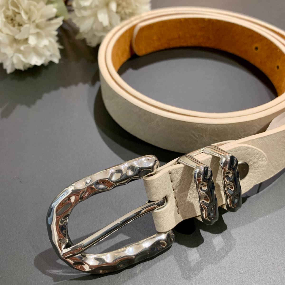 CEINTURE FINE CUIR