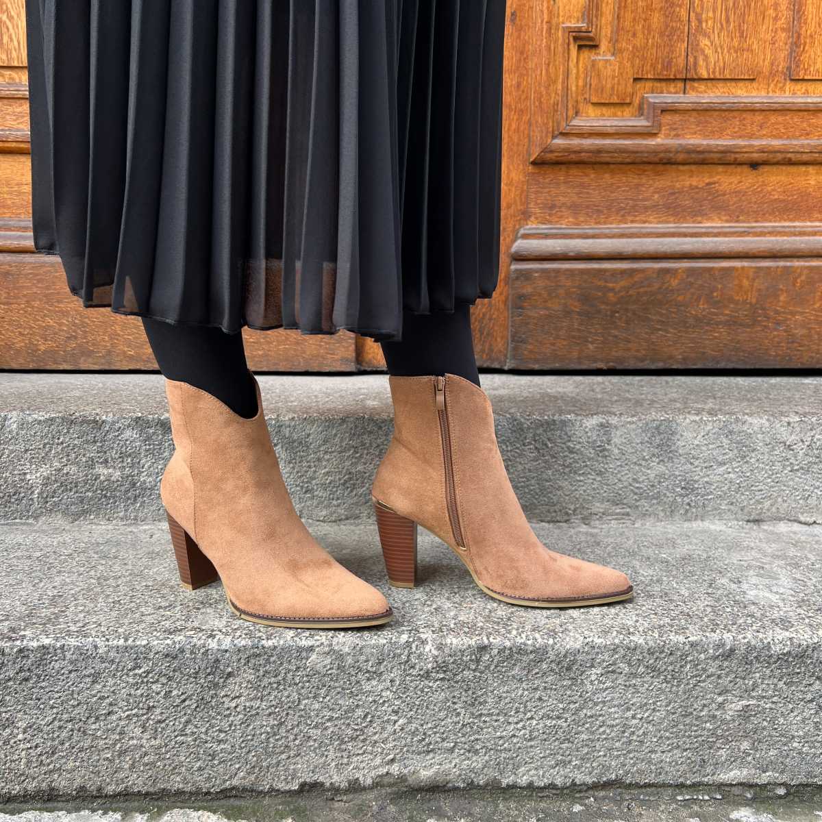 BOOTS A TALONS CAMEL