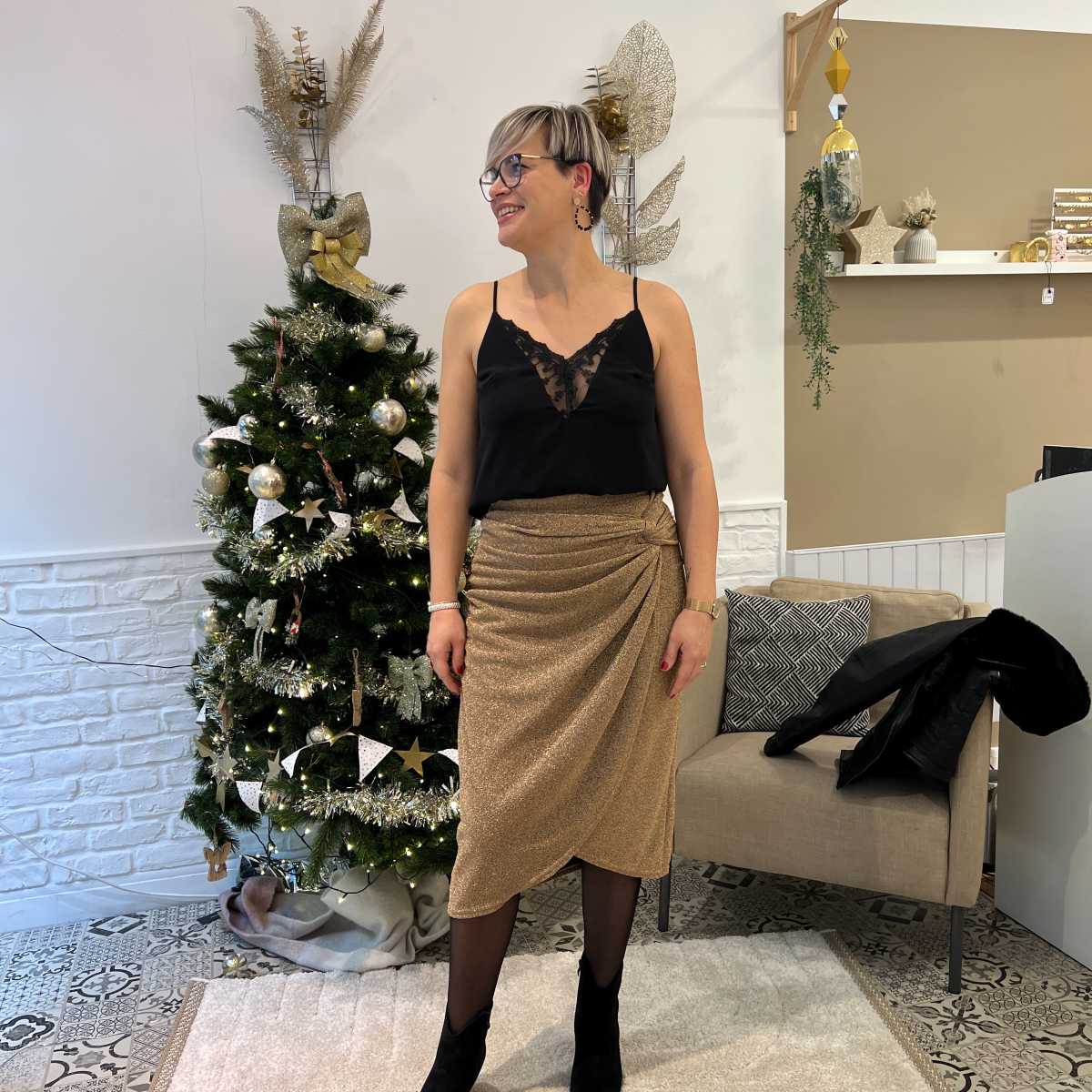 JUPE BRONZE