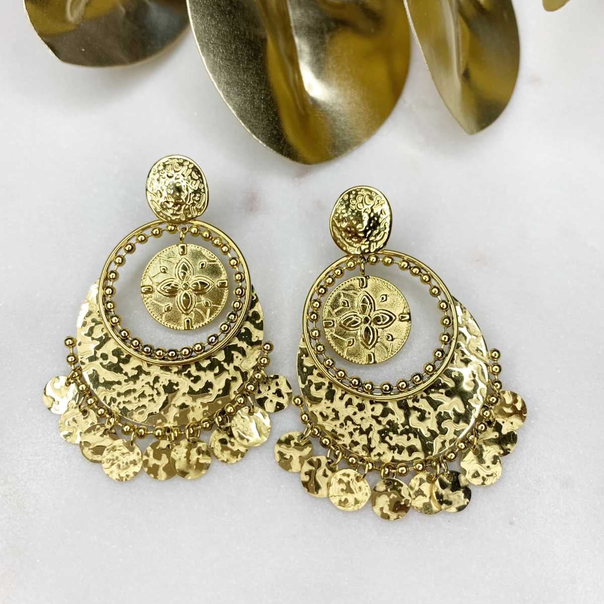 BOUCLES D OREILLES PAMPILLE