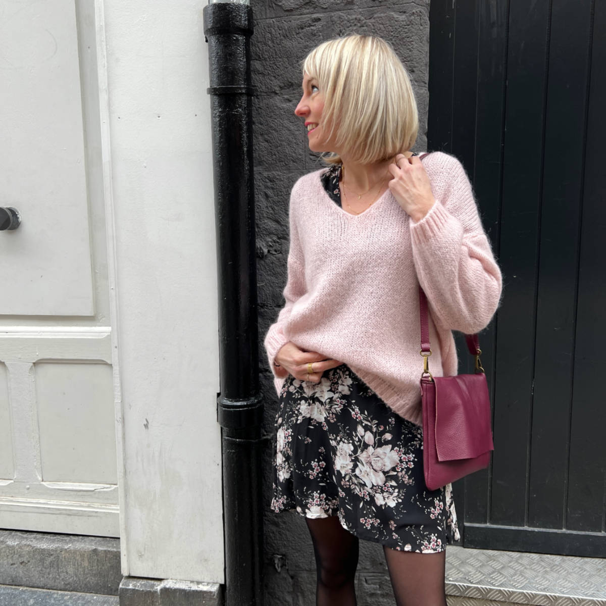 PULL MOHAIR ROSE