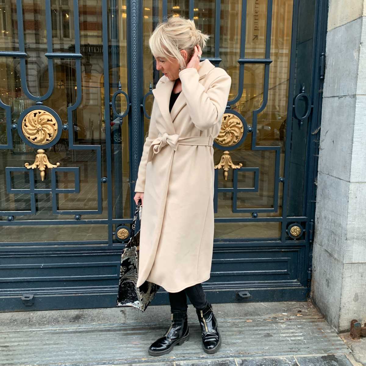 MANTEAU LONG BEIGE