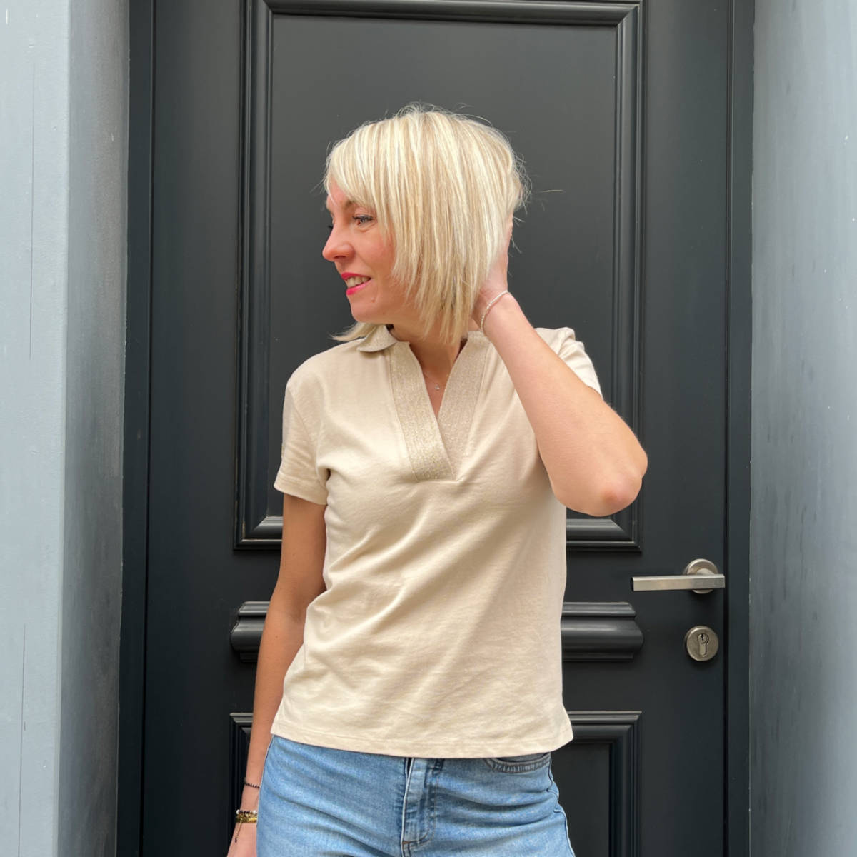 POLO TROPEZIENNES BEIGE