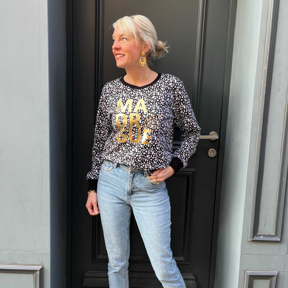 SWEAT MADRAGUE LEOPARD