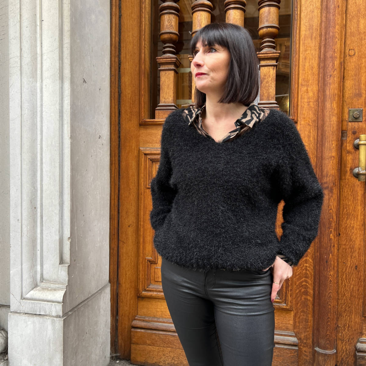 PULL TOUT DOUX NOIR
