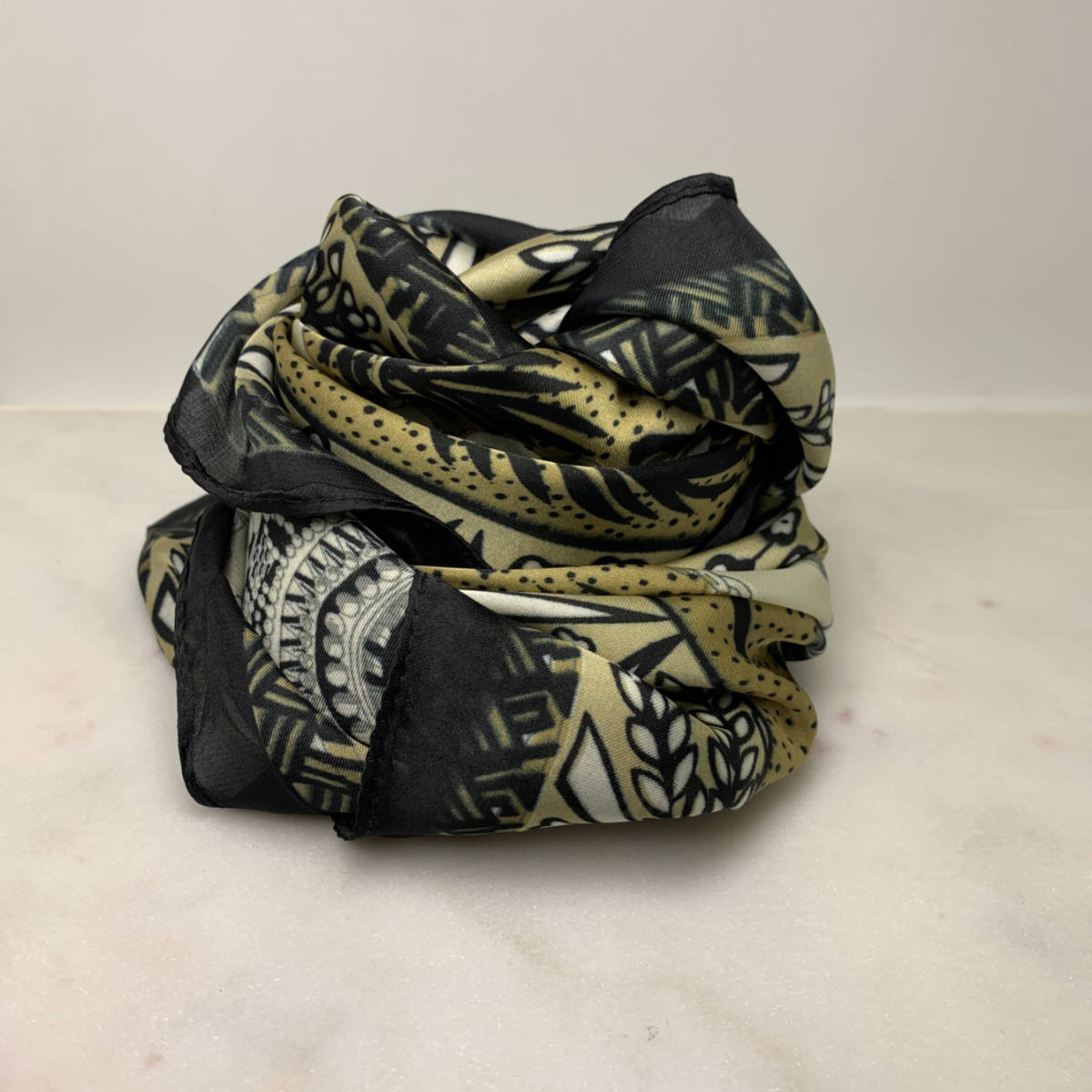FOULARD CARRE CAMEL