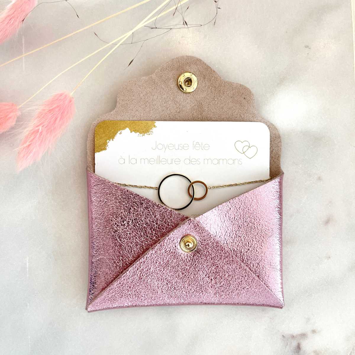 COFFRET FETE DES MERES ROSE