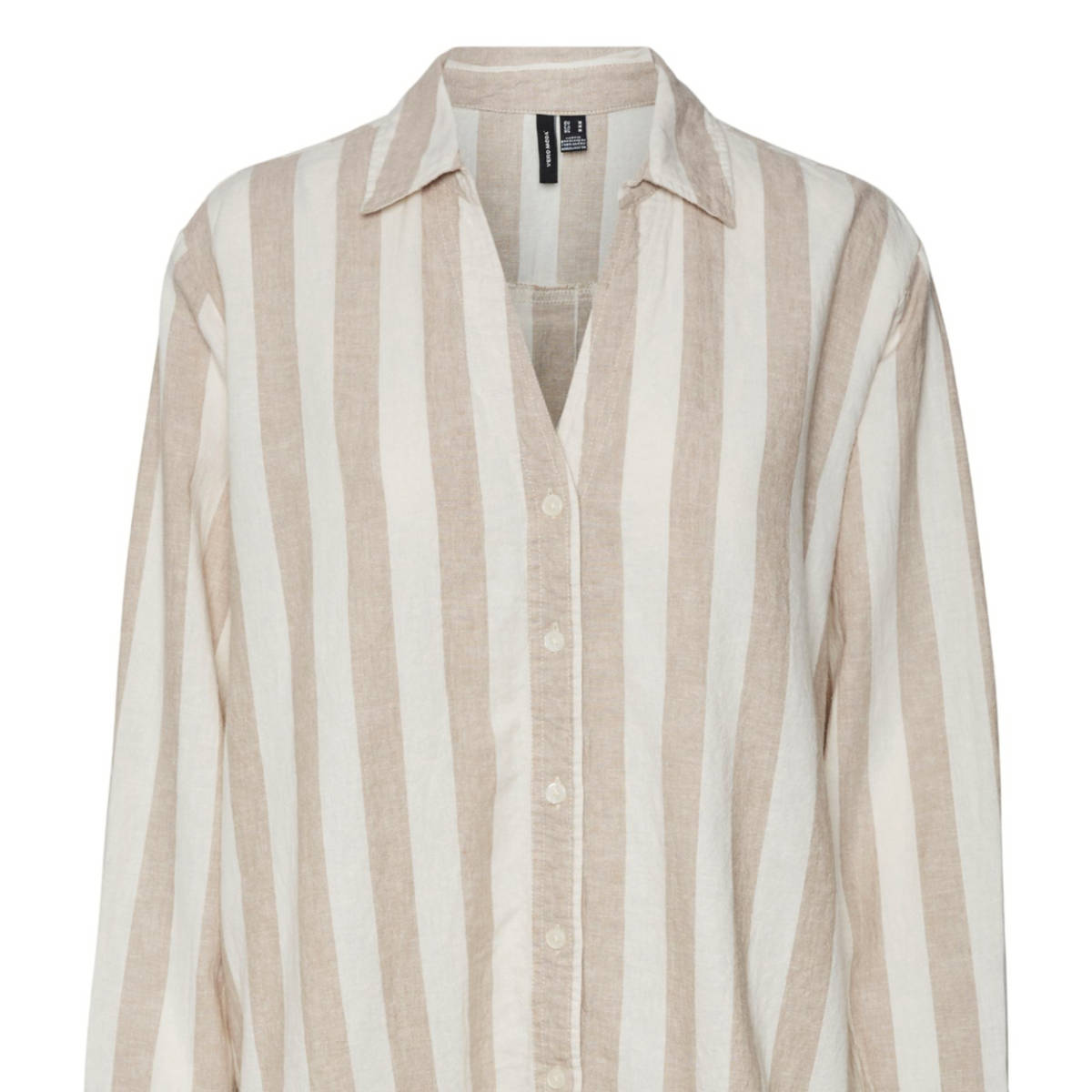 CHEMISE EN LIN RAYEE