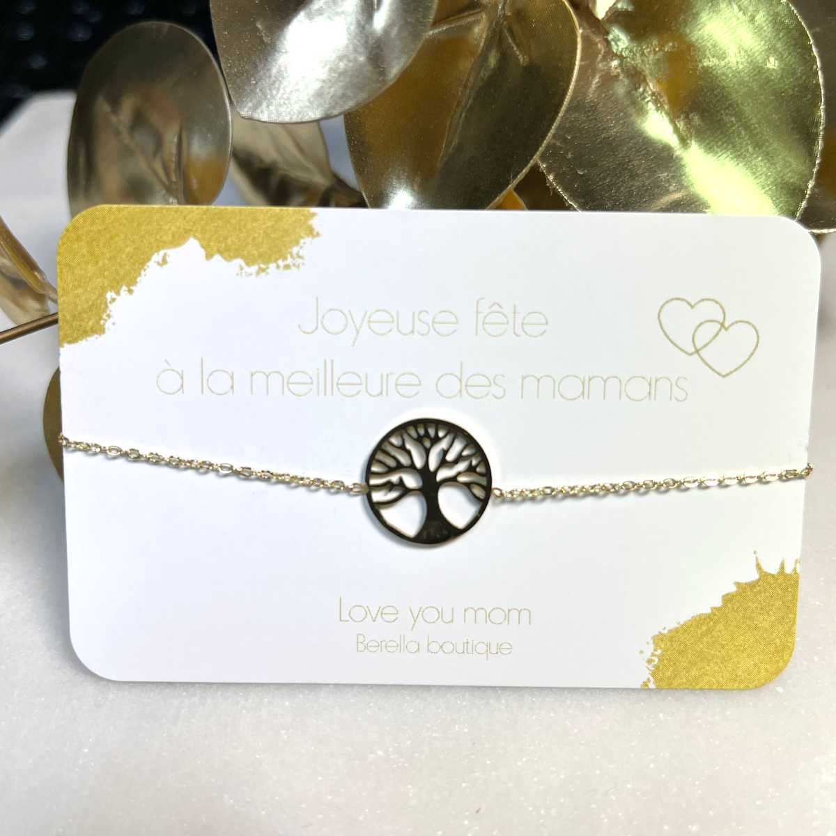 BRACELET ARBRE DE VIE DORE