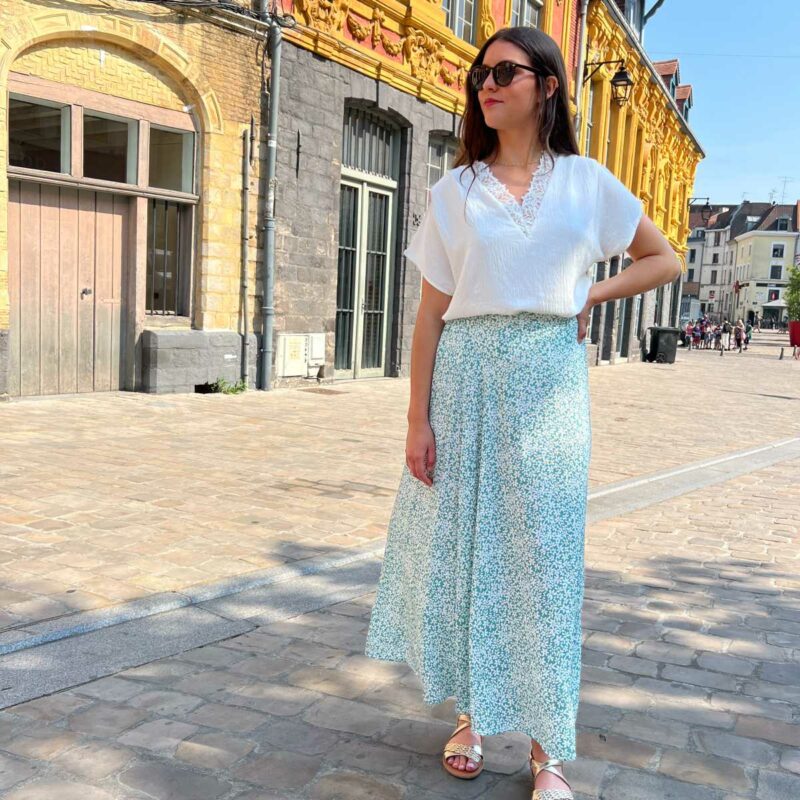 BLOUSE DENTELLE BLANCHE
