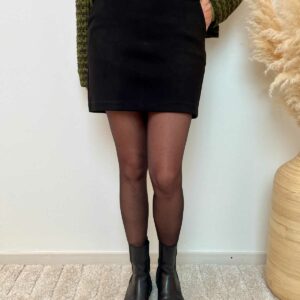 jupe suédine noir