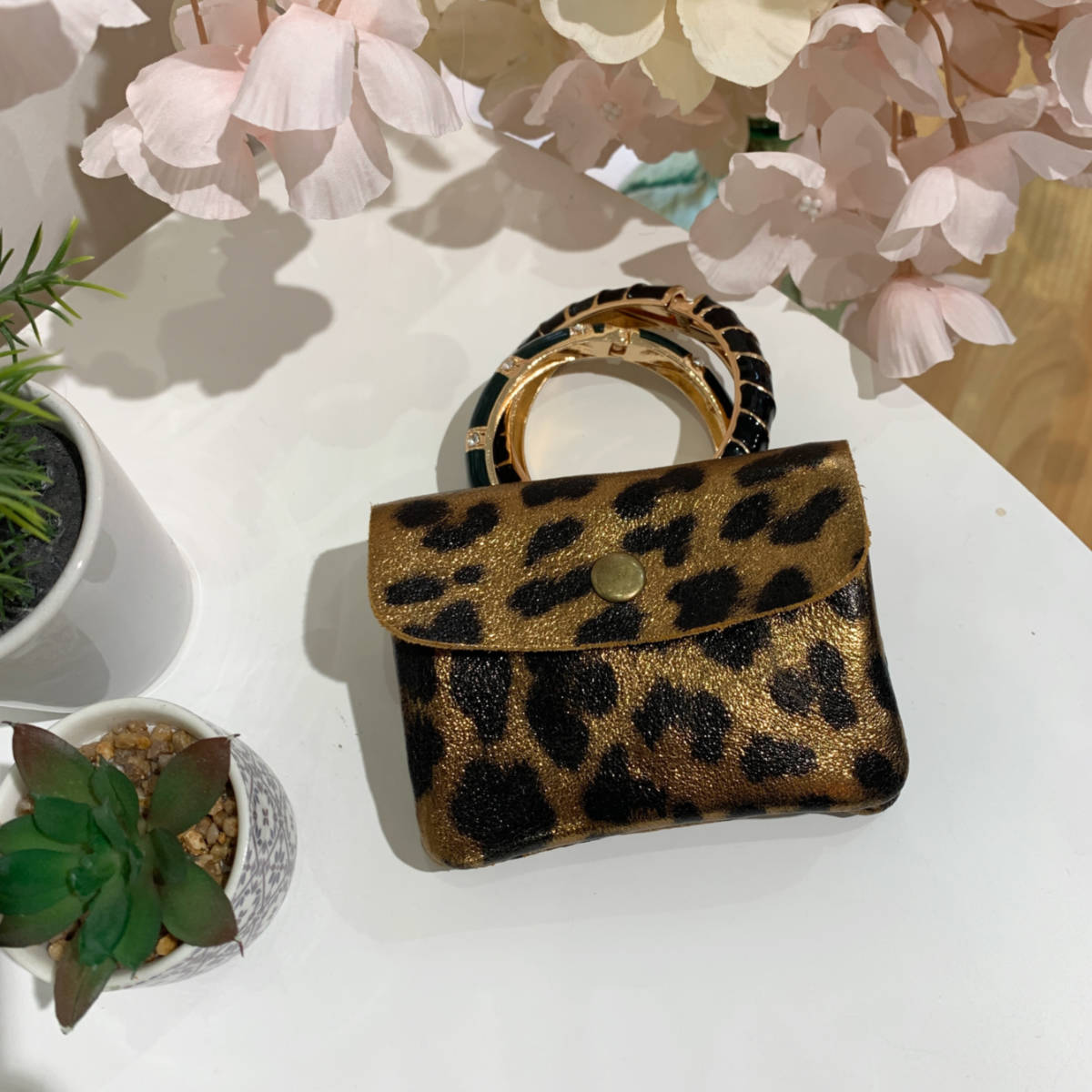 PORTE MONNAIE LEOPARD