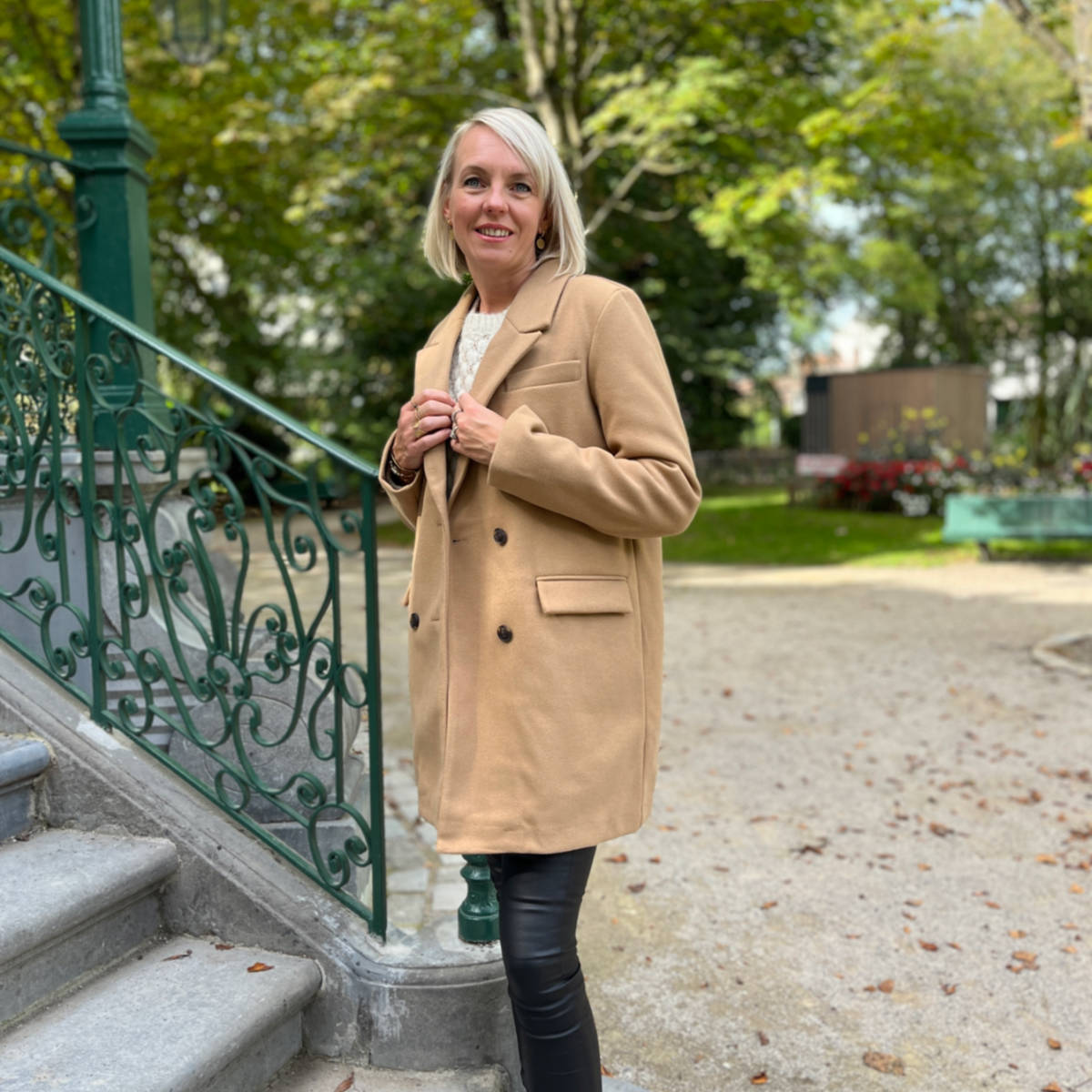VESTE LONGUE CAMEL