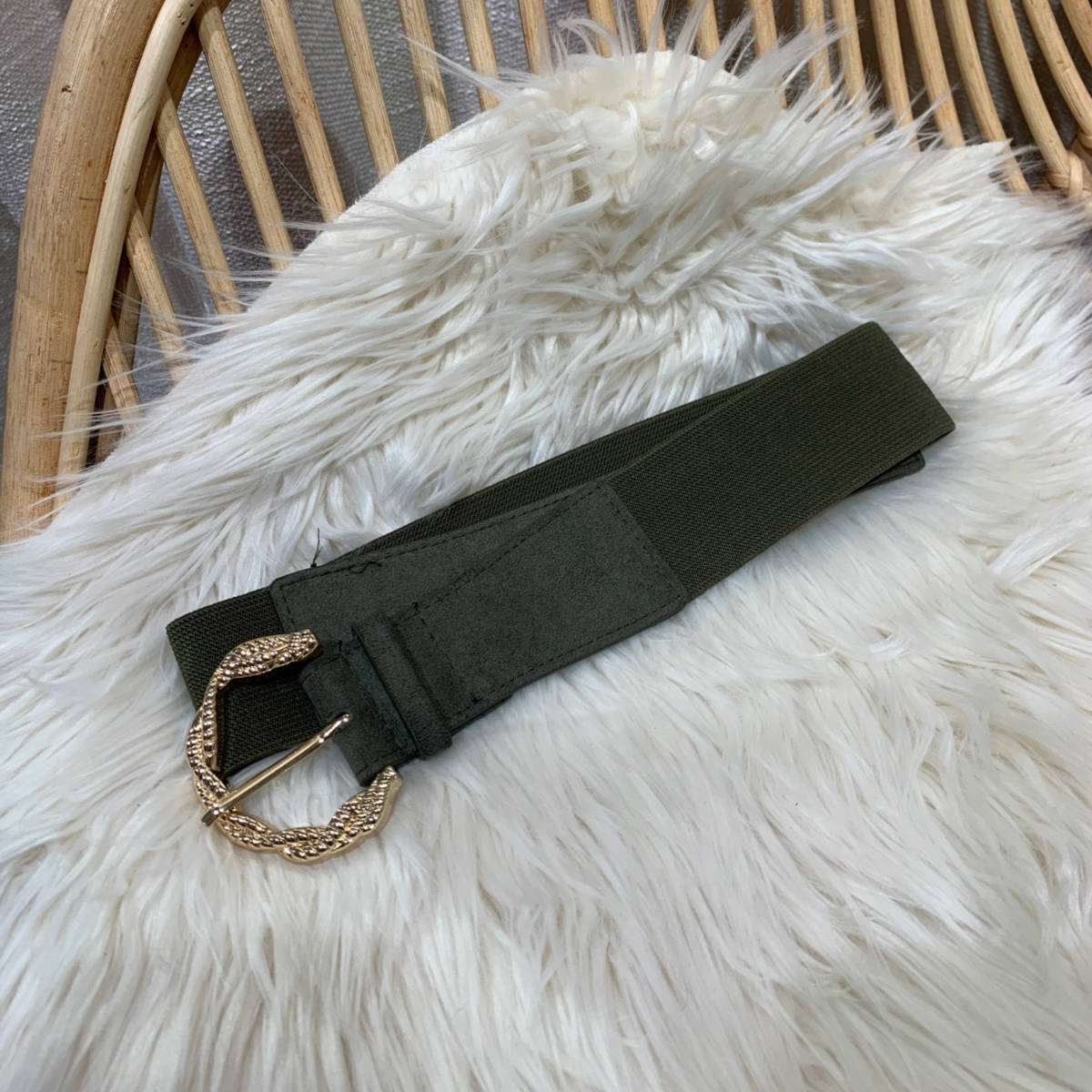 CEINTURE ELASTIQUE KAKI