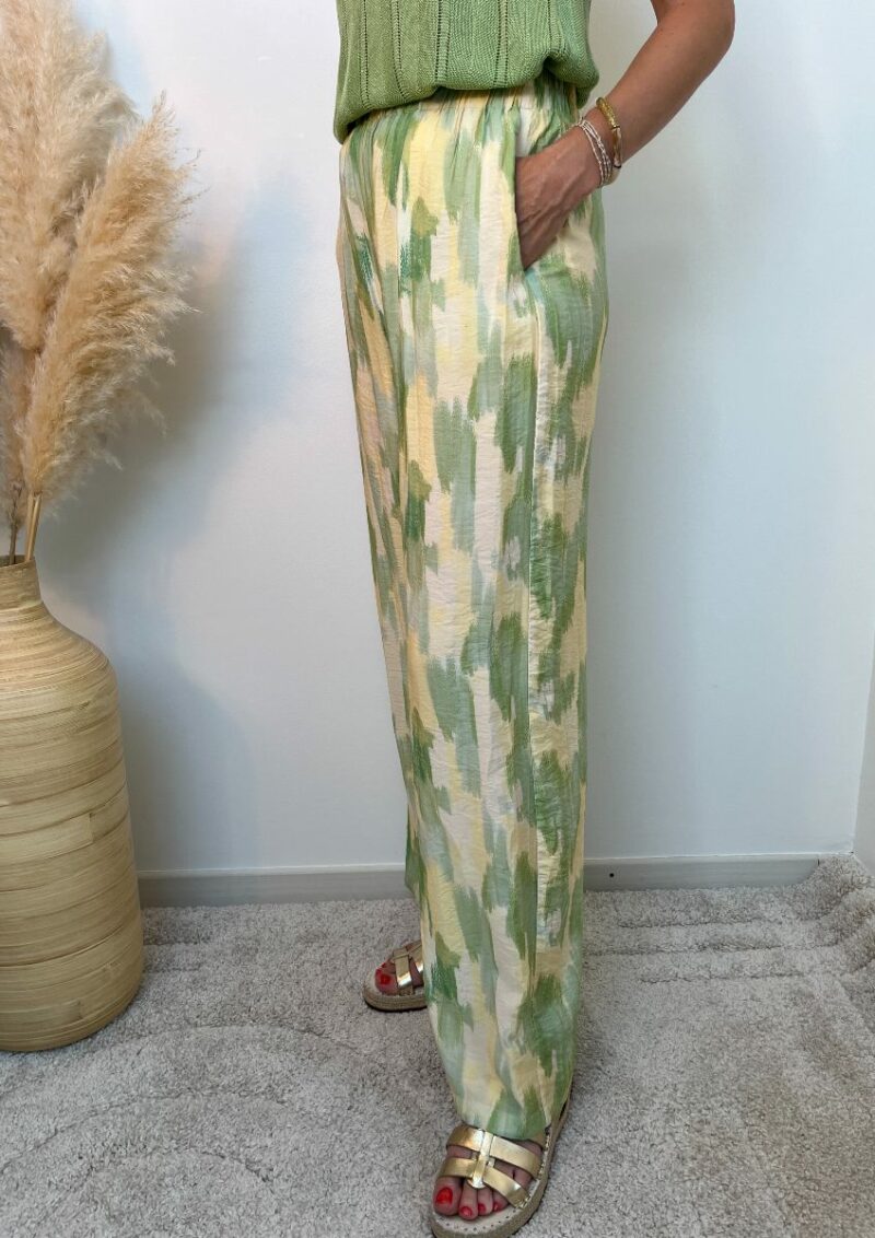pantalon fluide vert 3