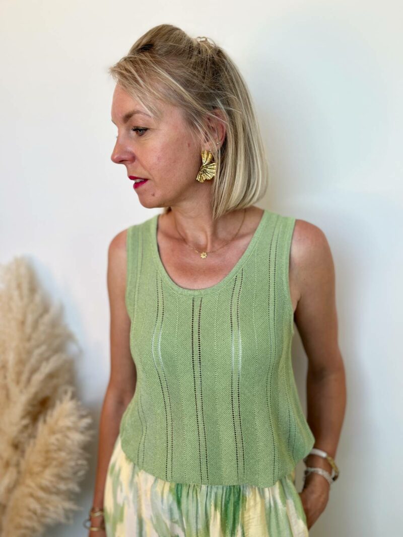 top lurex vert 2