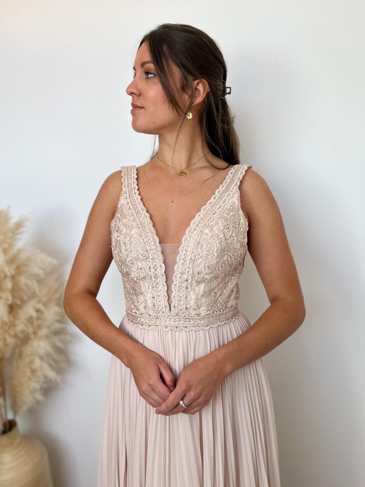 robe demoiselle d honneur nude 2