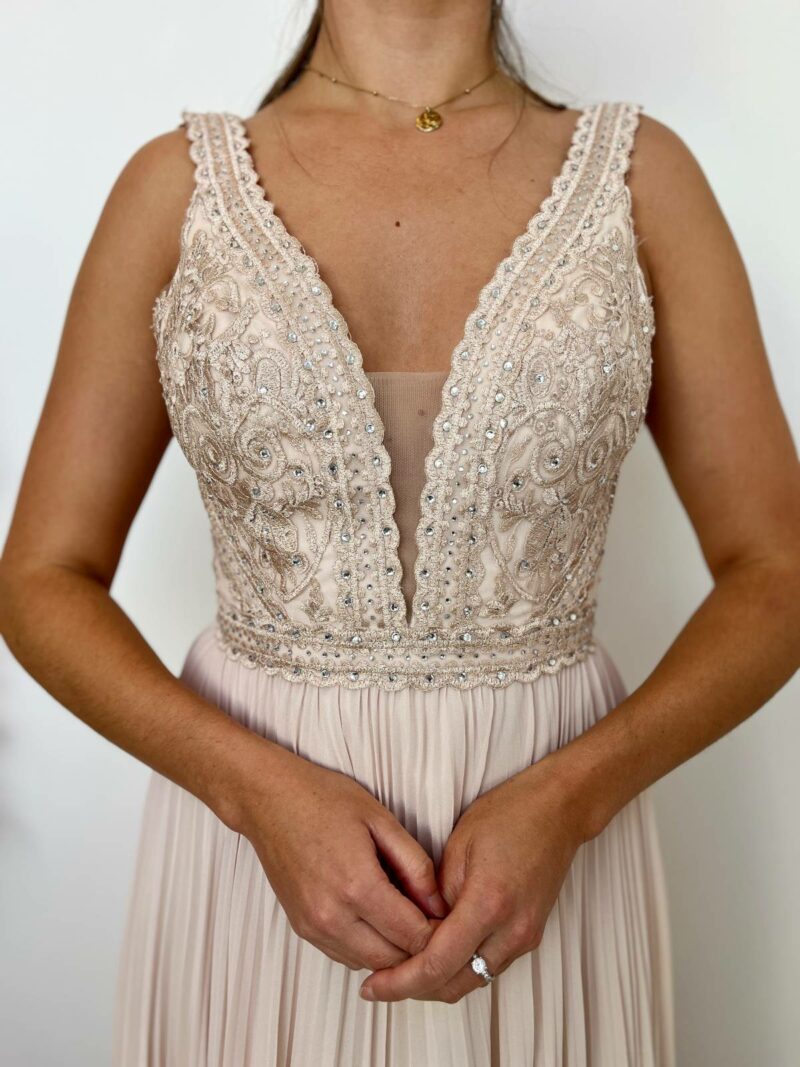 robe demoiselle d honneur nude