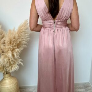 Robe longue rose 4