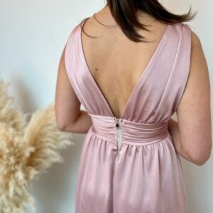 Robe longue rose 5