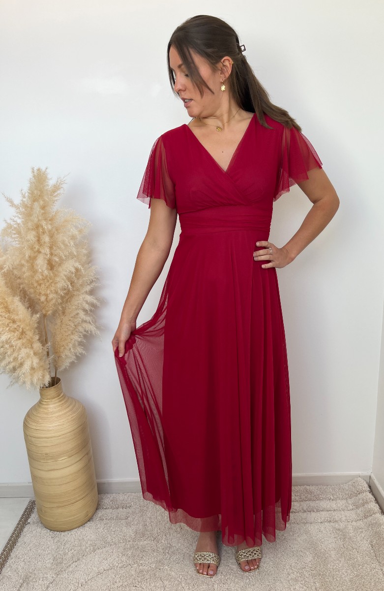 robe demoiselle d honneur bordeaux 2