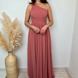 ROBE ASYMETRIQUE TERRA COTTA