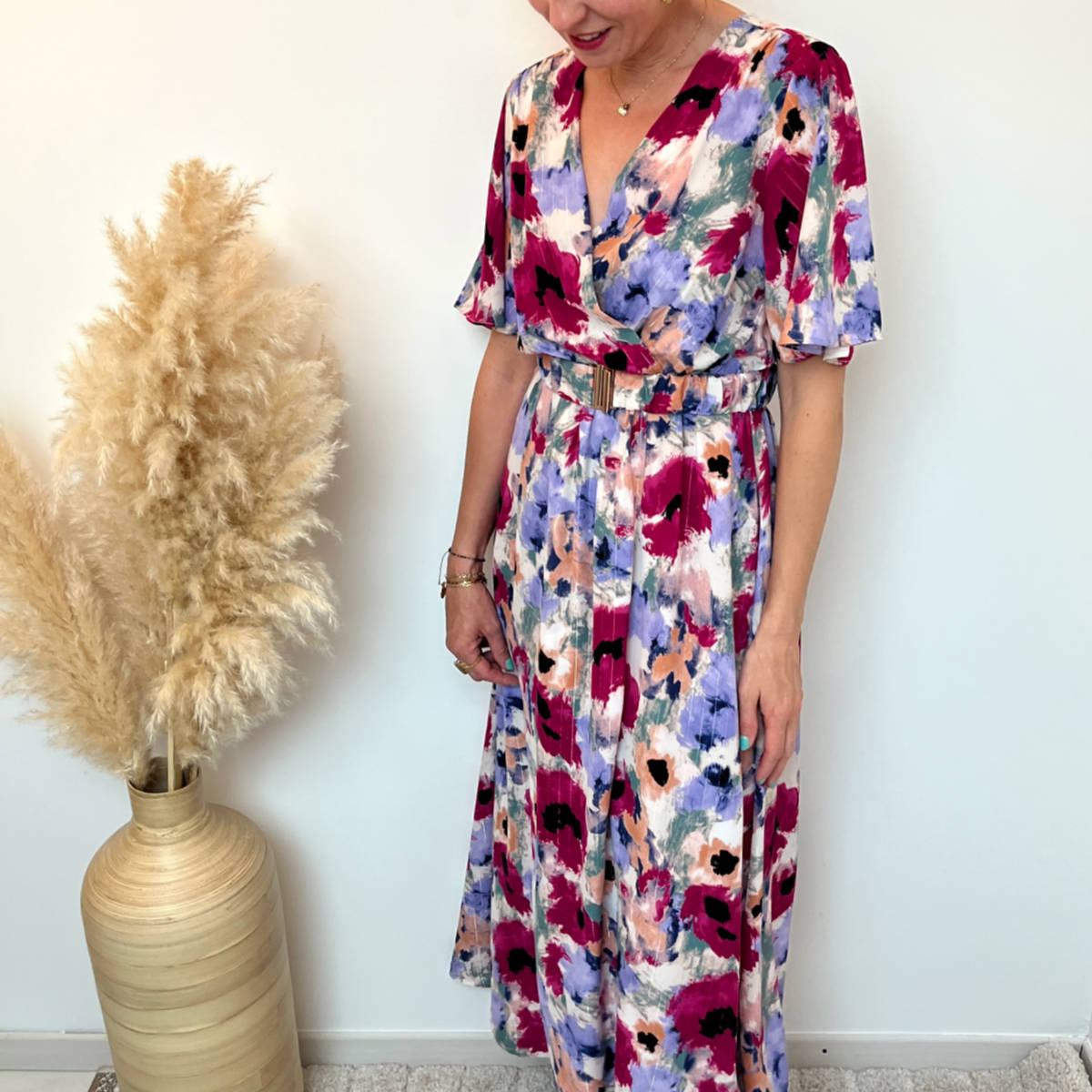 ROBE LONGUE ROSE