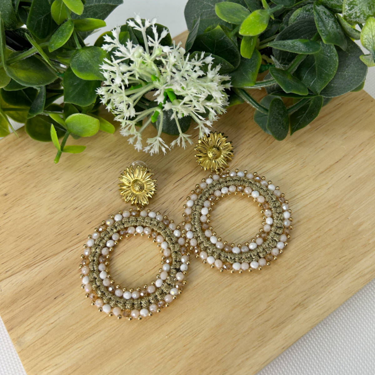 BOUCLES D'OREILLES PERLES RONDES