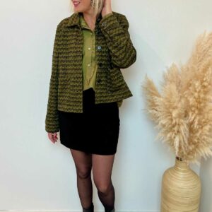 veste courte kaki
