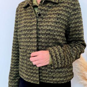 veste courte kaki