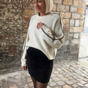 PULL MAILLE ECRU