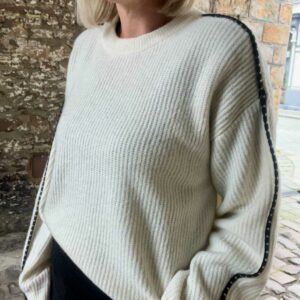 PULL MAILLE ECRU