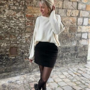 PULL MAILLE ECRU