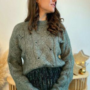 pull maille torsade