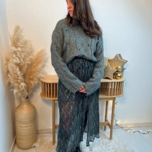 robe longue verte