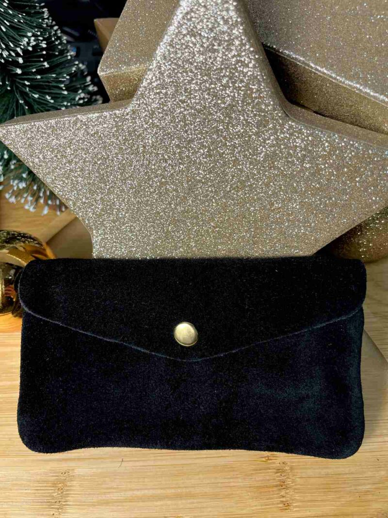portefeuille cuir noir