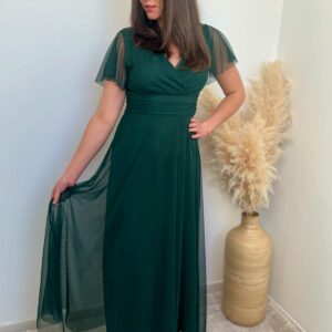 robe demoiselle d honneur vert sapin 2