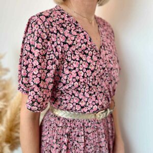 Robe longue plissee 2
