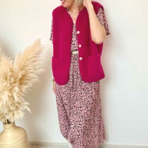 Robe longue plissee 3