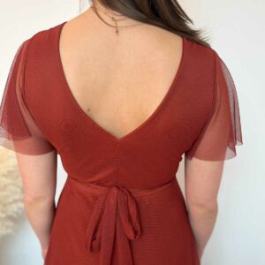 Robe voile terra cotta 3
