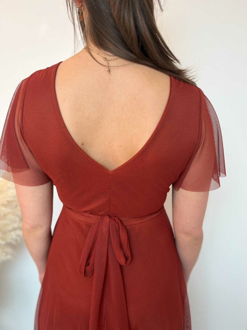 Robe voile terra cotta 3