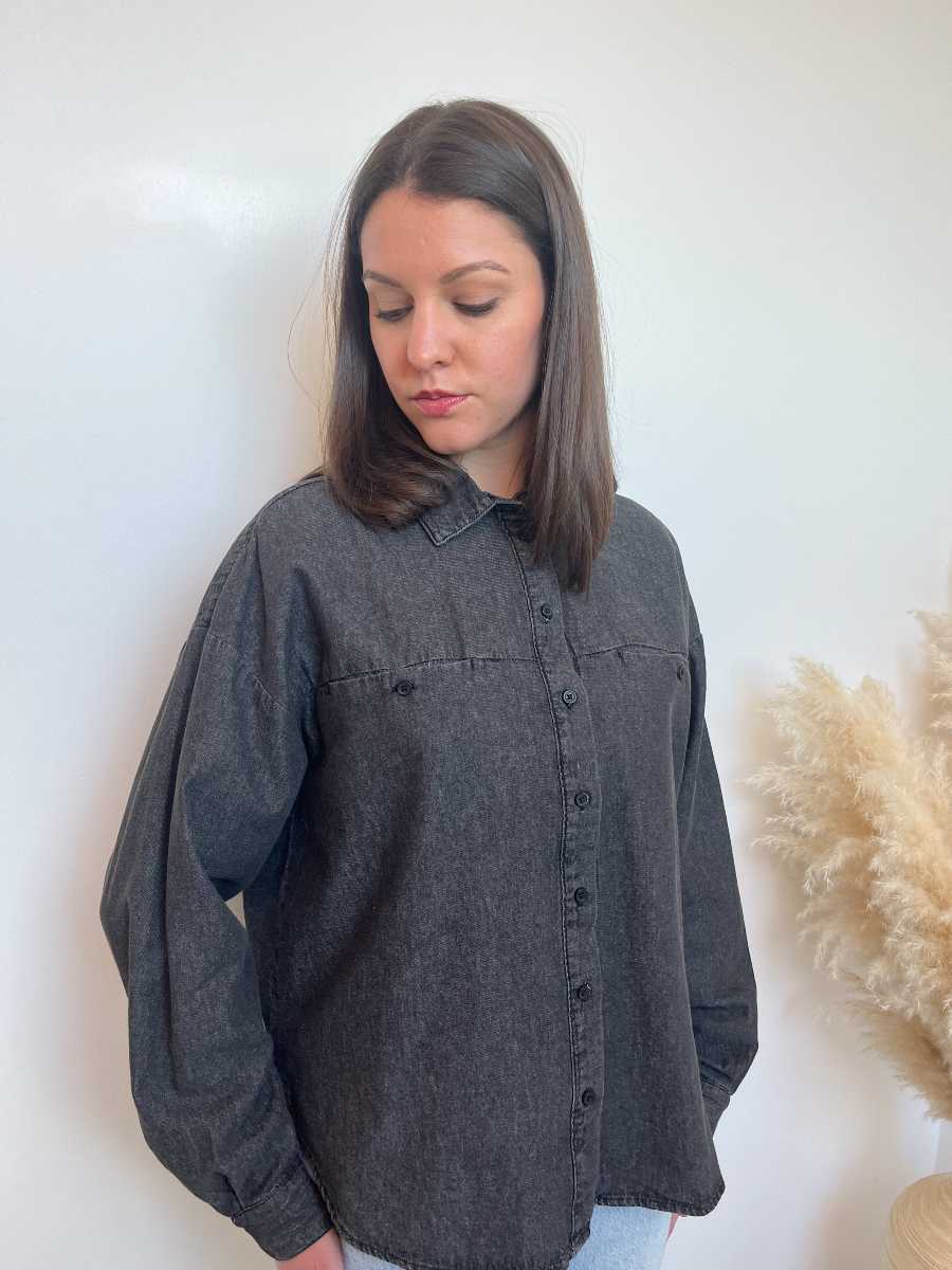 chemise en jean gris 2
