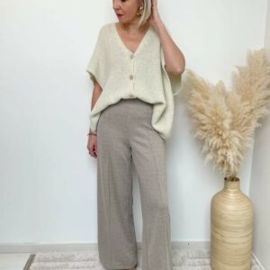 pantalon chevrons beige 2