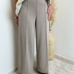 pantalon chevrons beige