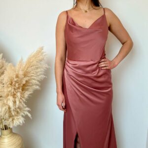 robe sirene vieux rose