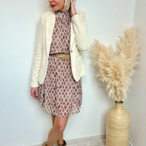 veste blazer velours beige