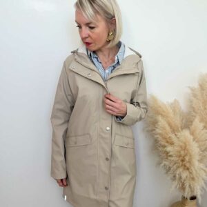 veste impermeable beige 2