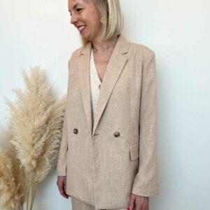 Vest Blazer Beige foncé