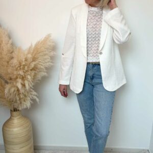 blazer blanc