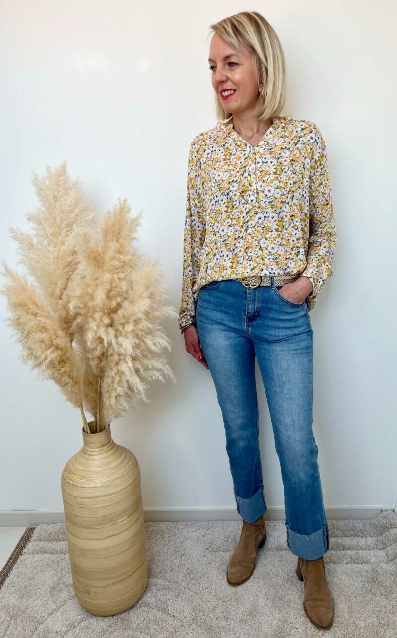 blouse imprimée manches longues 4